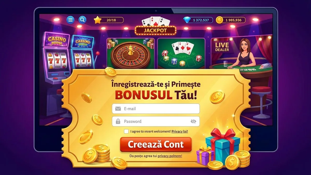 Înscriere cu bonus